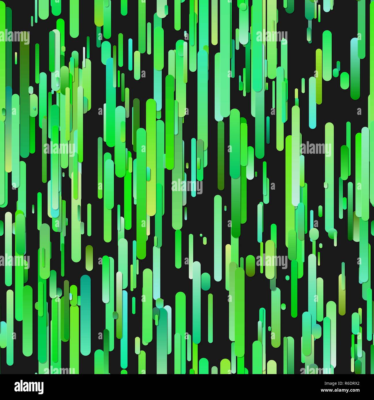 Green trendy gradient background with vertical stripe pattern Stock Vector