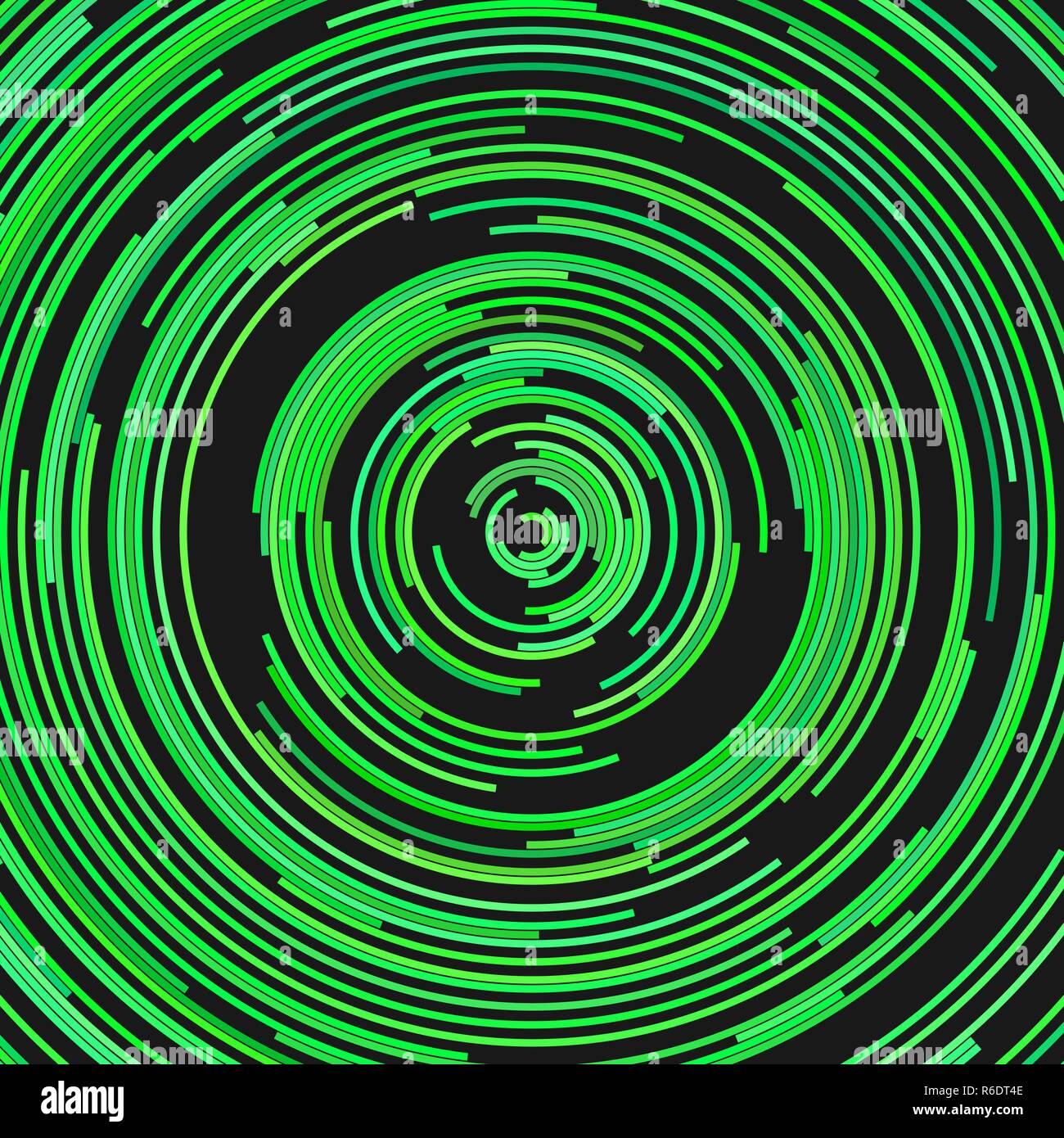 Circular abstract background from concentric half circles Stock Vector ...