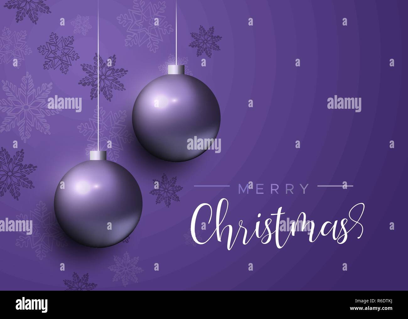 Purple Merry Christmas