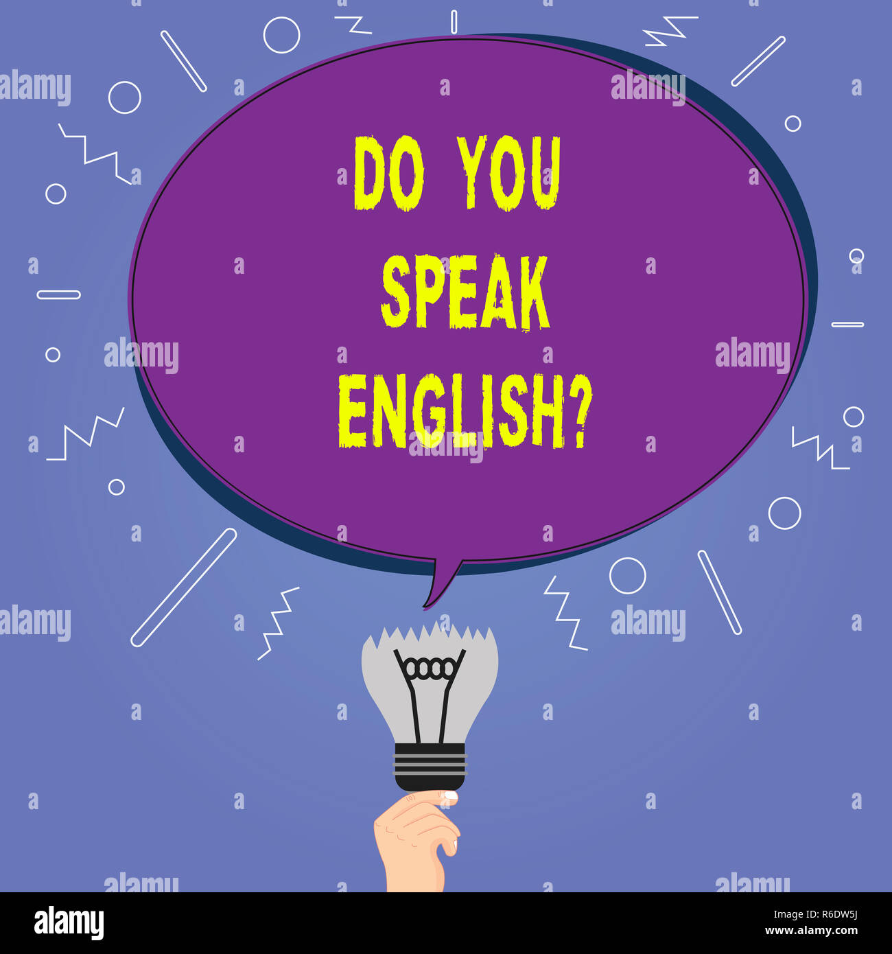 Conceptual Hand Writing Showing Do You Speak Englishquestion Business