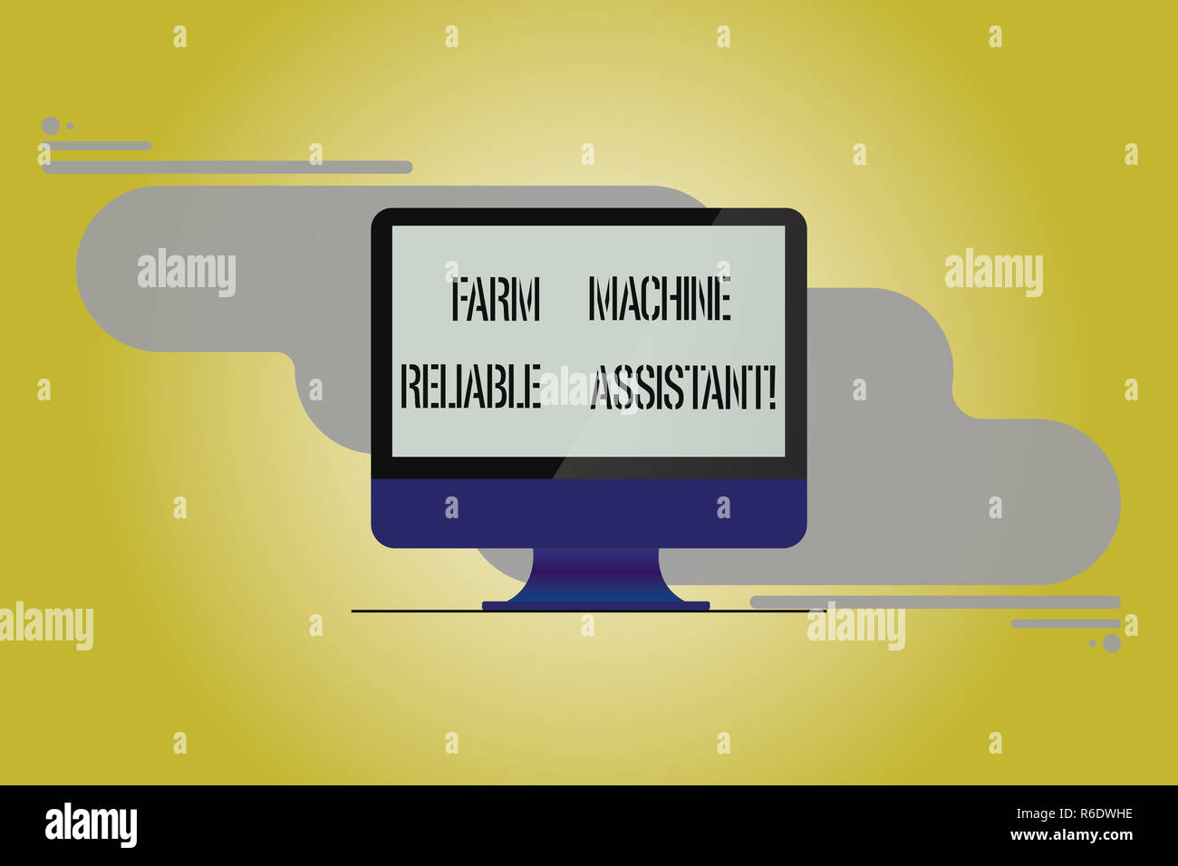 Rasool Pc Rural Conceptual hand writing showing Farm Machine Reliable Assistant ...
