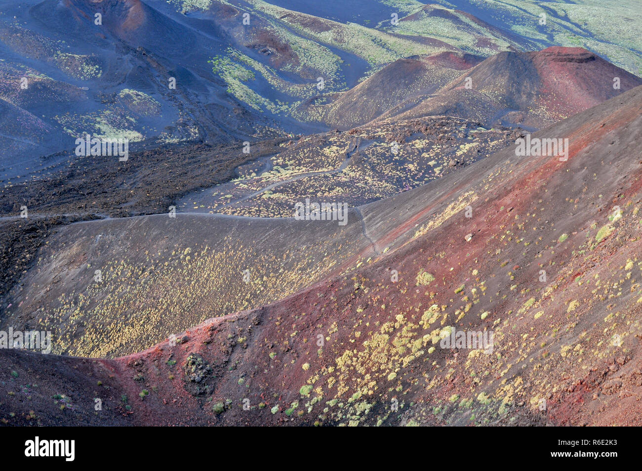 Etna Volcano In Sicily Stock Photo - Alamy