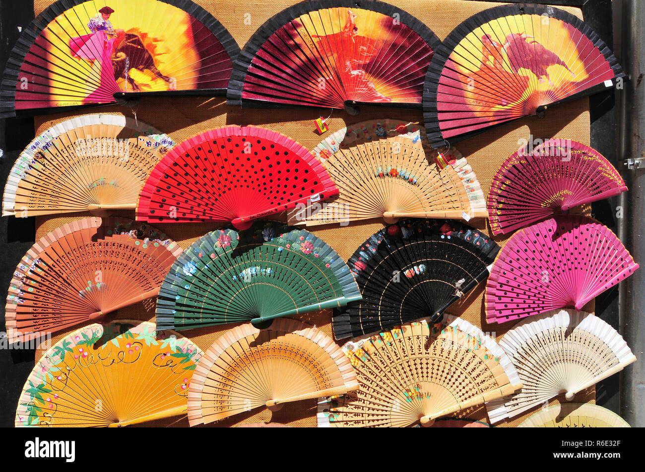 Traditional Spanish Fans Stock Photos & Traditional Spanish Fans Stock