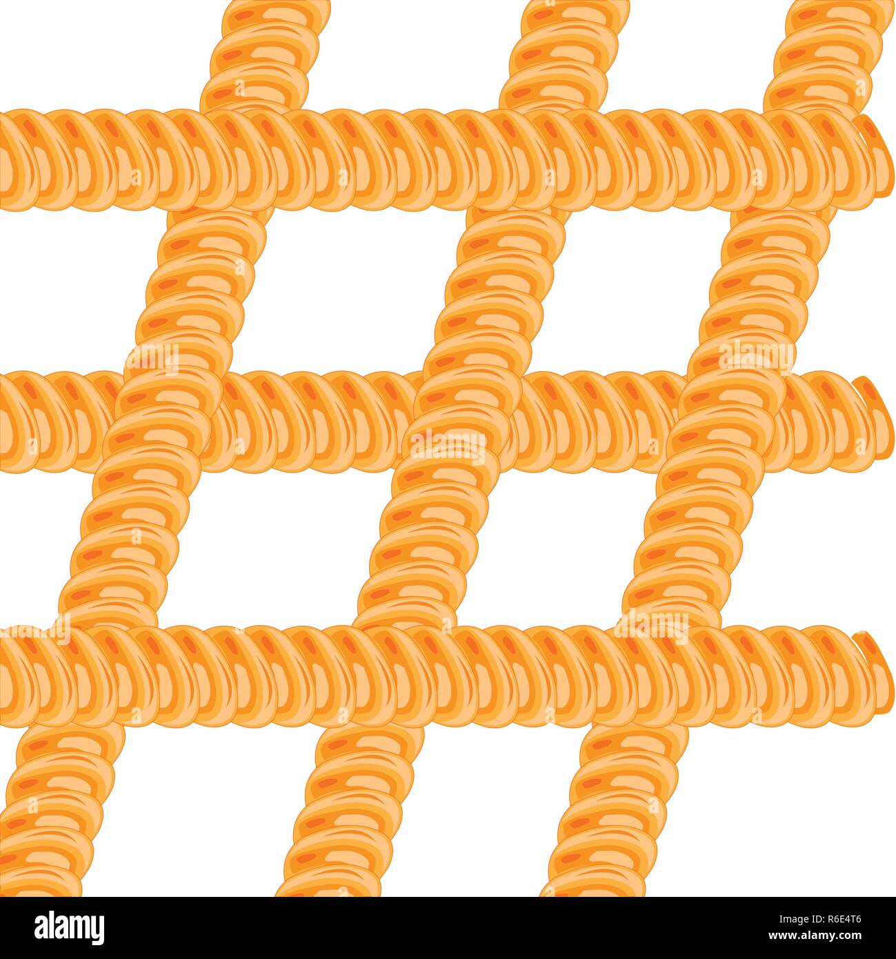 Vector illustration of the pattern from winding rope,tightrope Stock ...