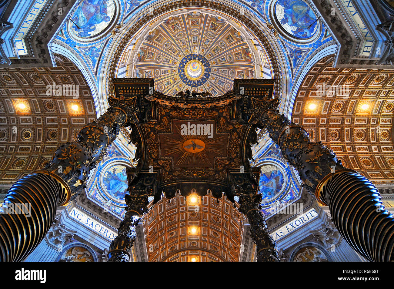 Interior Side Of The Dome Of Saint Peter'S Basilica, Vatican City