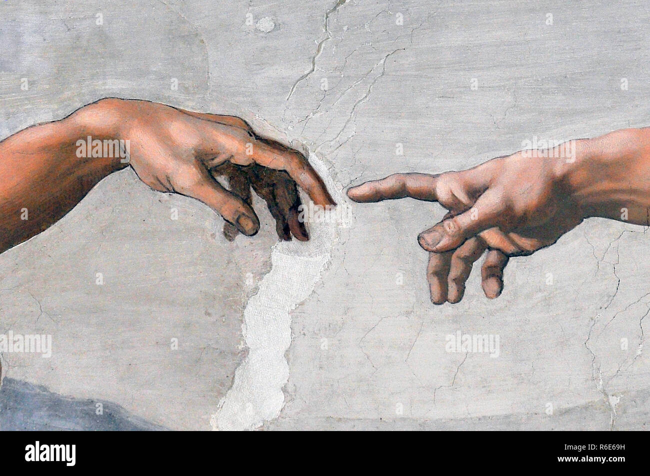 Creation Adam Hand God Sistine Stock Photos Creation Adam