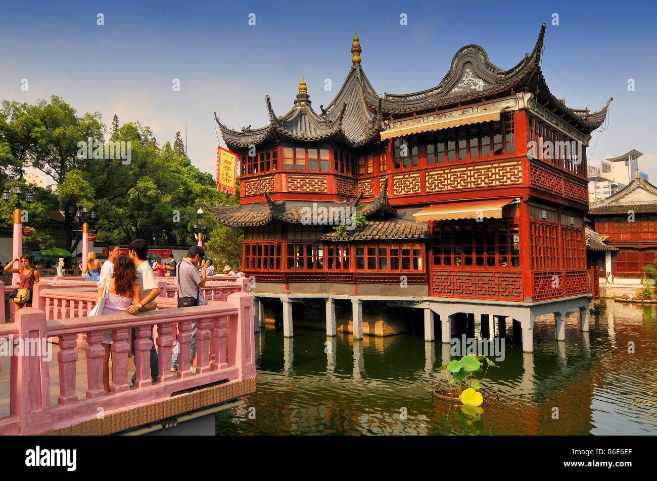 Traditional Pavilion In Yu Garden Or Yuyuan Garden An Extensive Chinese Garden Located Beside The City God Temple In The Northeast Of The Old City Of Stock Photo Alamy