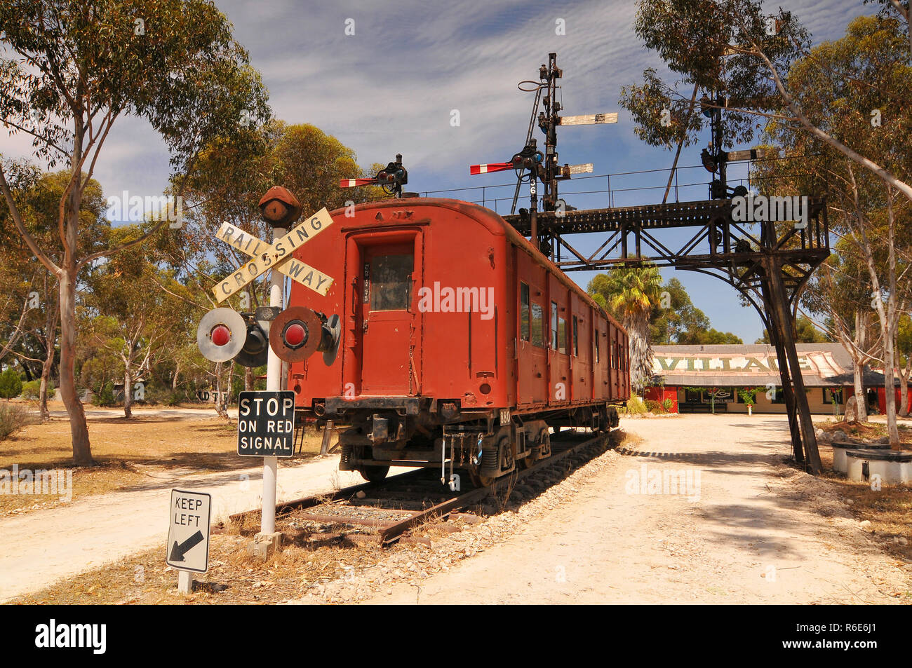 Old Railway Wagon In Old Tailem Town Australia'S Largest Pionieer Village, Tailem Bend