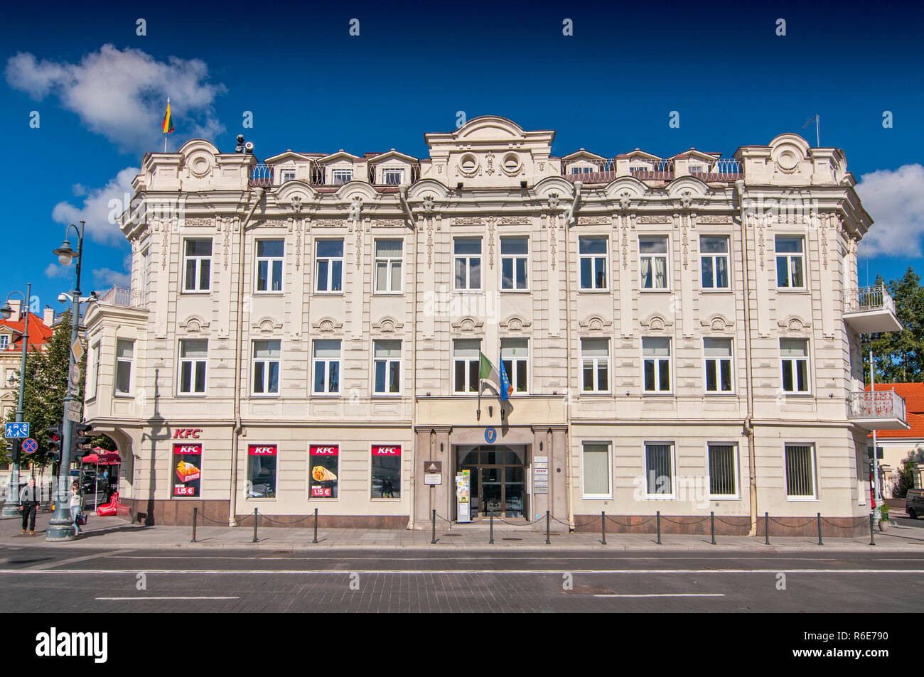 Irish Embassy In Vilnius, Lithuania Stock Photo