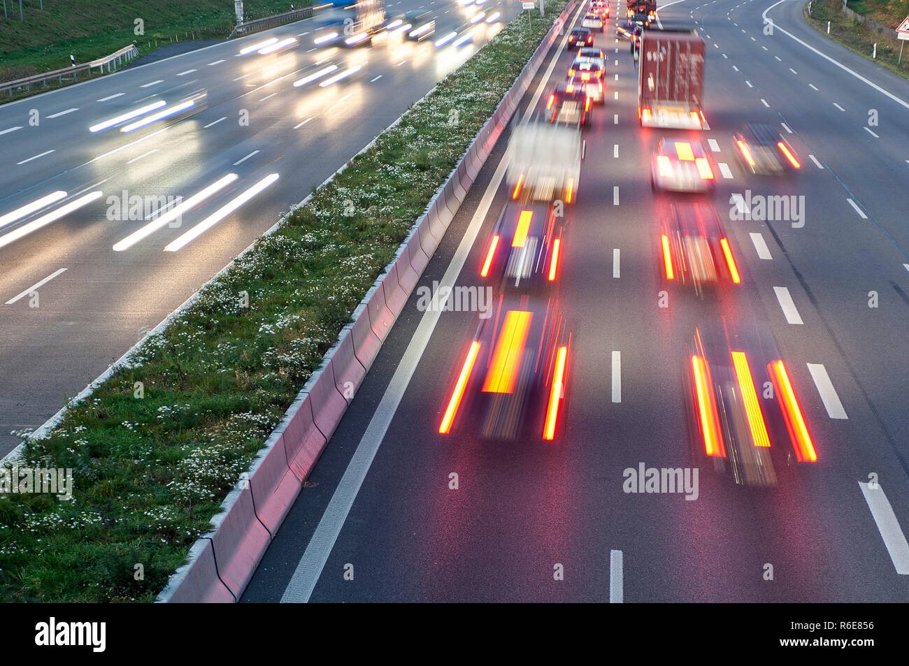 Traffic Jam Stock Photo