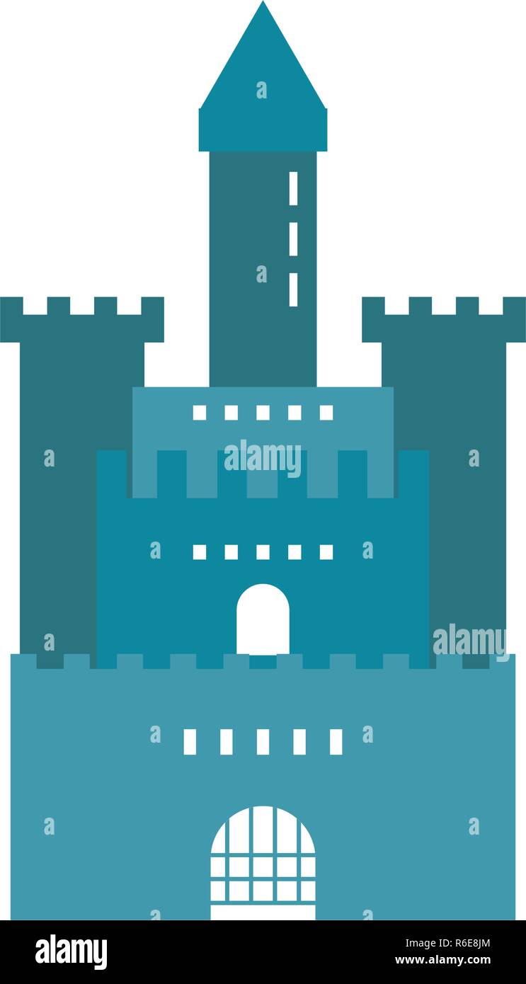 Medieval castle building Stock Vector Image & Art - Alamy