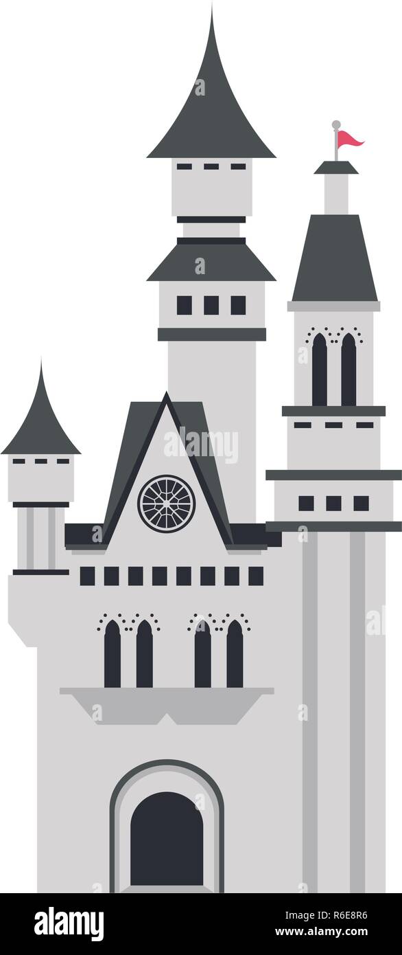 Medieval castle building Stock Vector Image & Art - Alamy