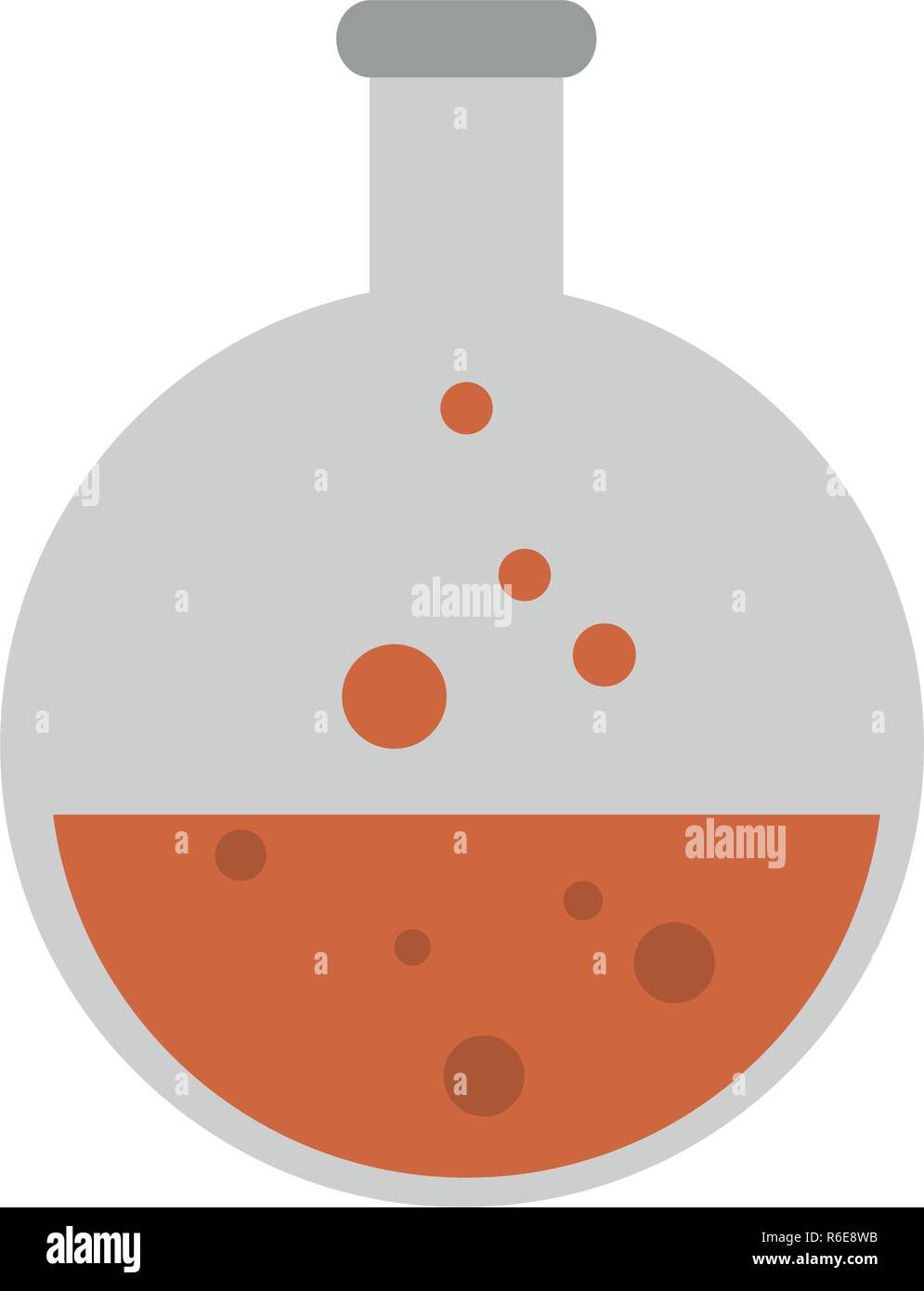 Chemistry flask glass symbol Stock Vector Image & Art Alamy