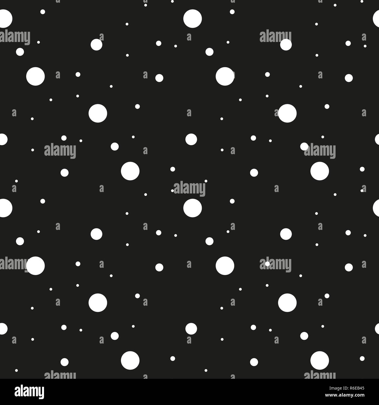 Abstract Doodle Spot Pattern With Hand Drawn Spots Cute Vector