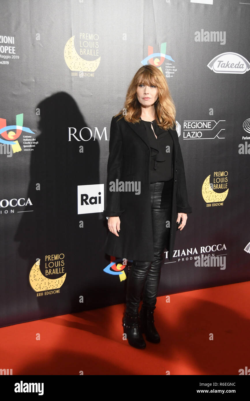 Rome 03 Dic 2018 - Auditorium della Conciliazione - PREMIO LOUIS BRAILLE XXIII edizione Loredana Cannata Credit: Giuseppe Andidero Stock Photo