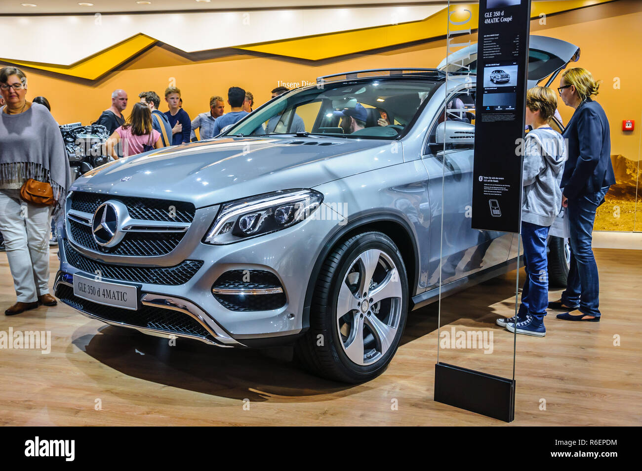 Frankfurt Sept 2015 Mercedes Benz Gle 350 D 4matic