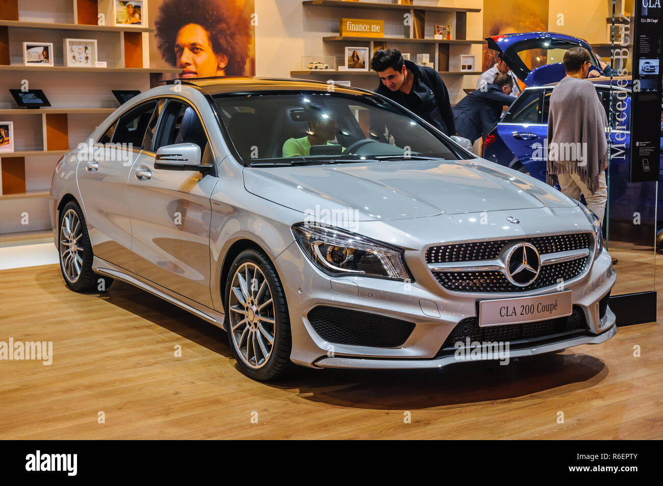 FRANKFURT - SEPT 2015: Mercedes-Benz CLA 200 coupe presented at IAA  International Motor Show on September 20, 2015 in Frankfurt, Germany Stock  Photo - Alamy