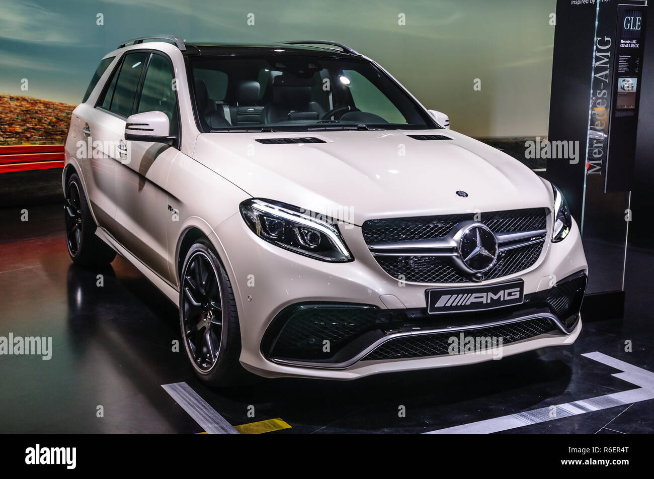 FRANKFURT SEPT 2015 Mercedes Benz AMG GLE 63 presented at IAA