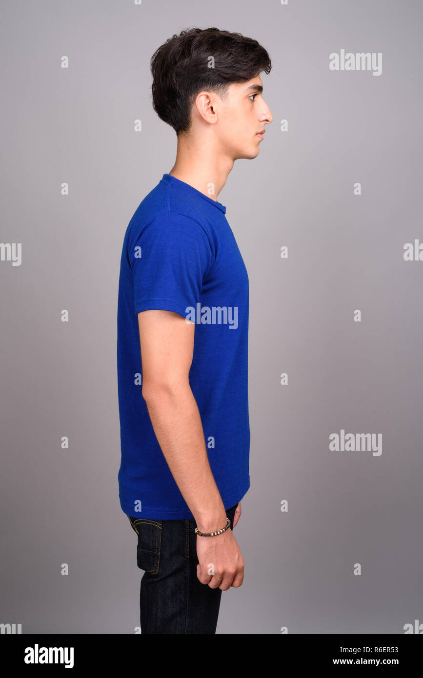 Boy side profile hi-res stock photography and images - Alamy