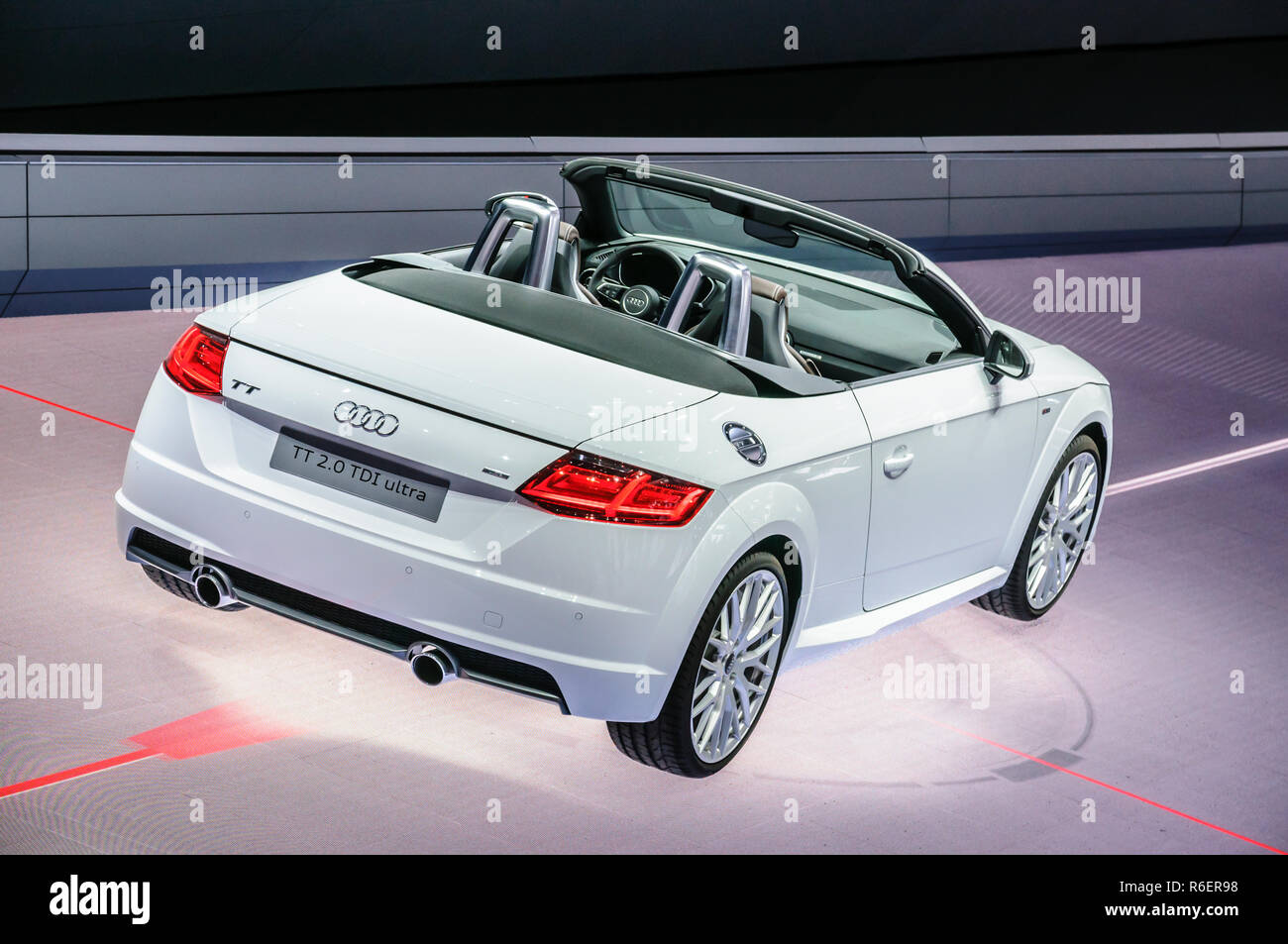 Frankfurt Sept 15 Audi Tt 2 0 Tdi Ultra Cabrio Presented At Iaa International Motor Show On September 15 In Frankfurt Germany Stock Photo Alamy