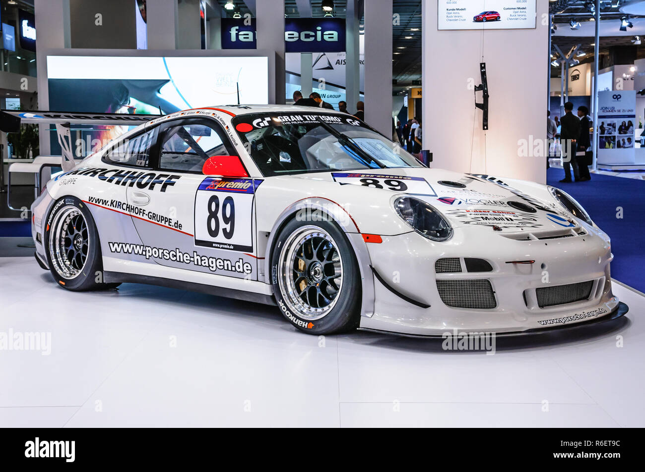 FRANKFURT SEPT 2015 Porsche 911 997 GT3 RSR presented at IAA