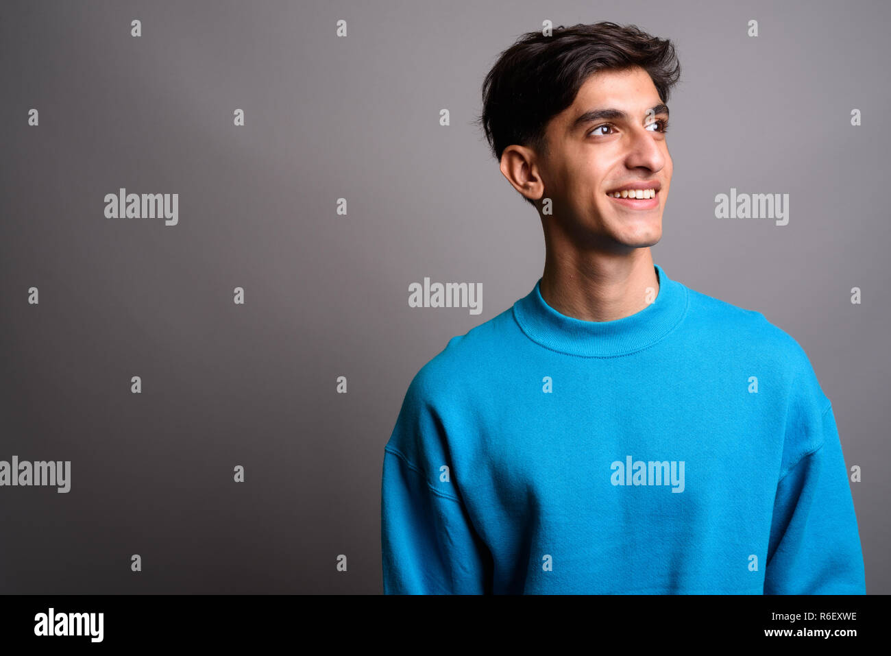 Happy teenage guy hi-res stock photography and images - Alamy