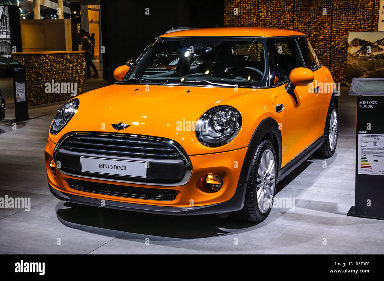 Frankfurt Sept 15 Mini Cooper 3 Door Presented At Iaa International Motor Show On September 15 In Frankfurt Germany Stock Photo Alamy