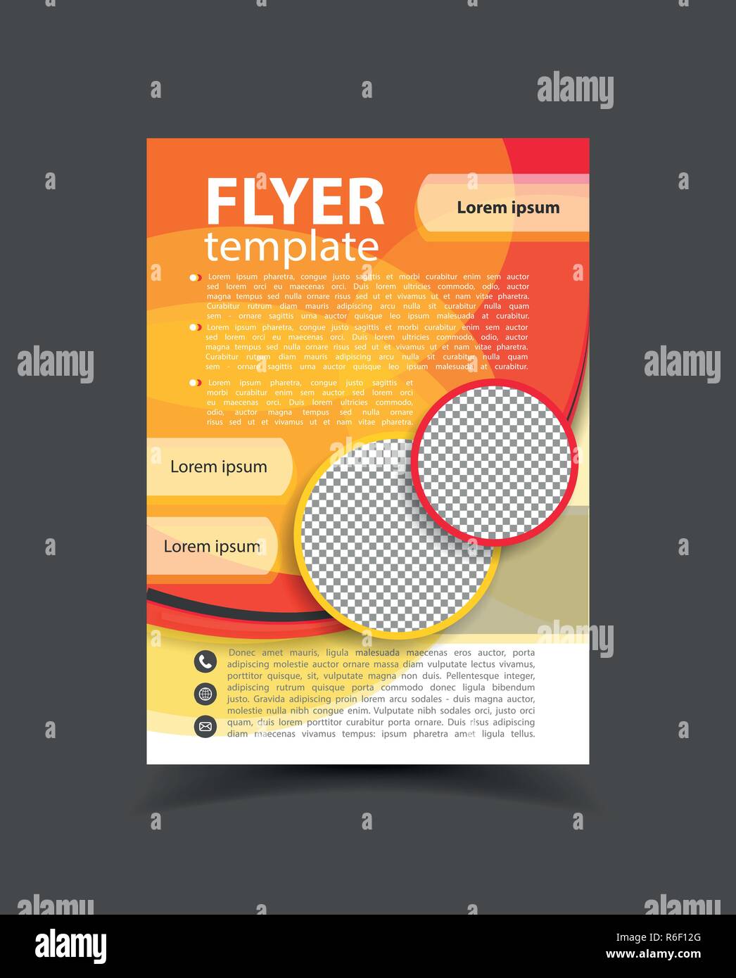 Brochure Design Flyer Template Editable Poster For Business Flyer Magazine Stock Vector Image Art Alamy