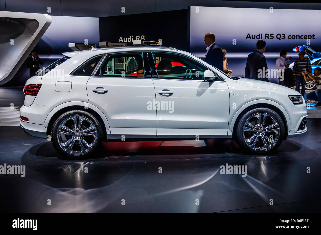 MOSCOW, RUSSIA - AUG 2012: AUDI Q3 2.0 T QUATTRO presented as world  premiere at the 16th MIAS (Moscow International Automobile Salon) on August  30, 20 Stock Photo - Alamy