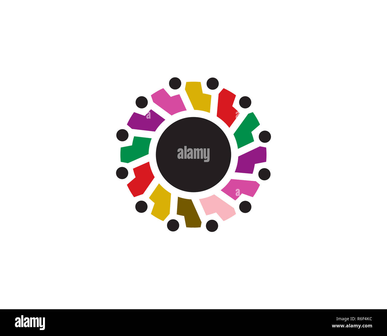 Team Work Logo Stock Photo Alamy