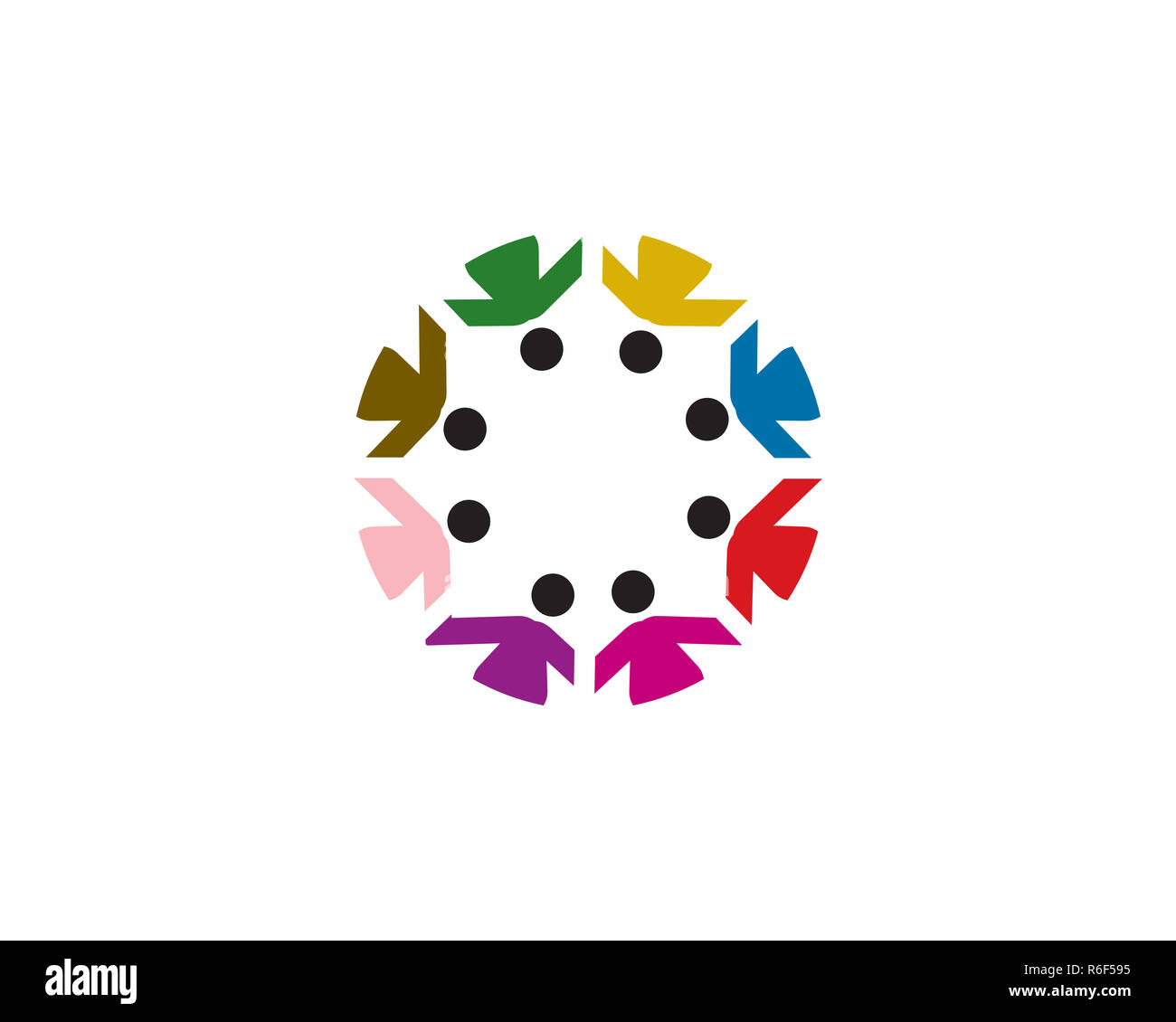 Team Work Logo Stock Photo Alamy