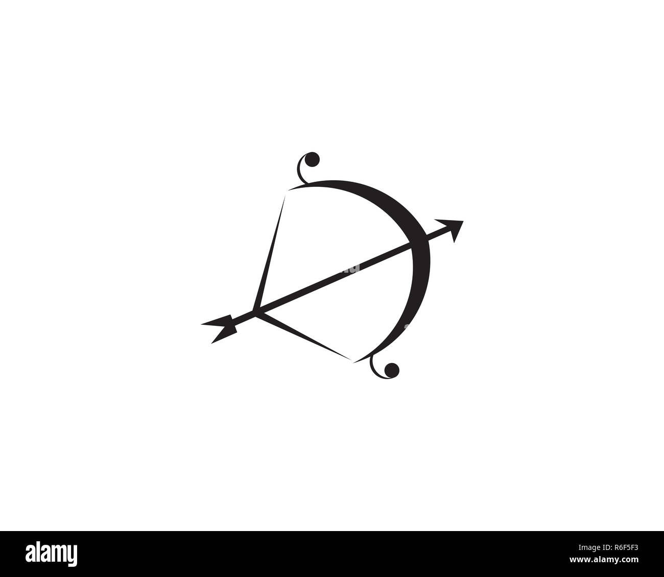 Archery logo hi-res stock photography and images - Alamy