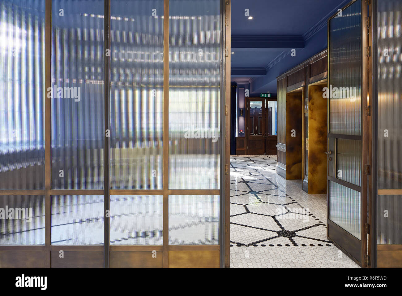 Interior View Through Open Interior Doors Into Reception Area 21
