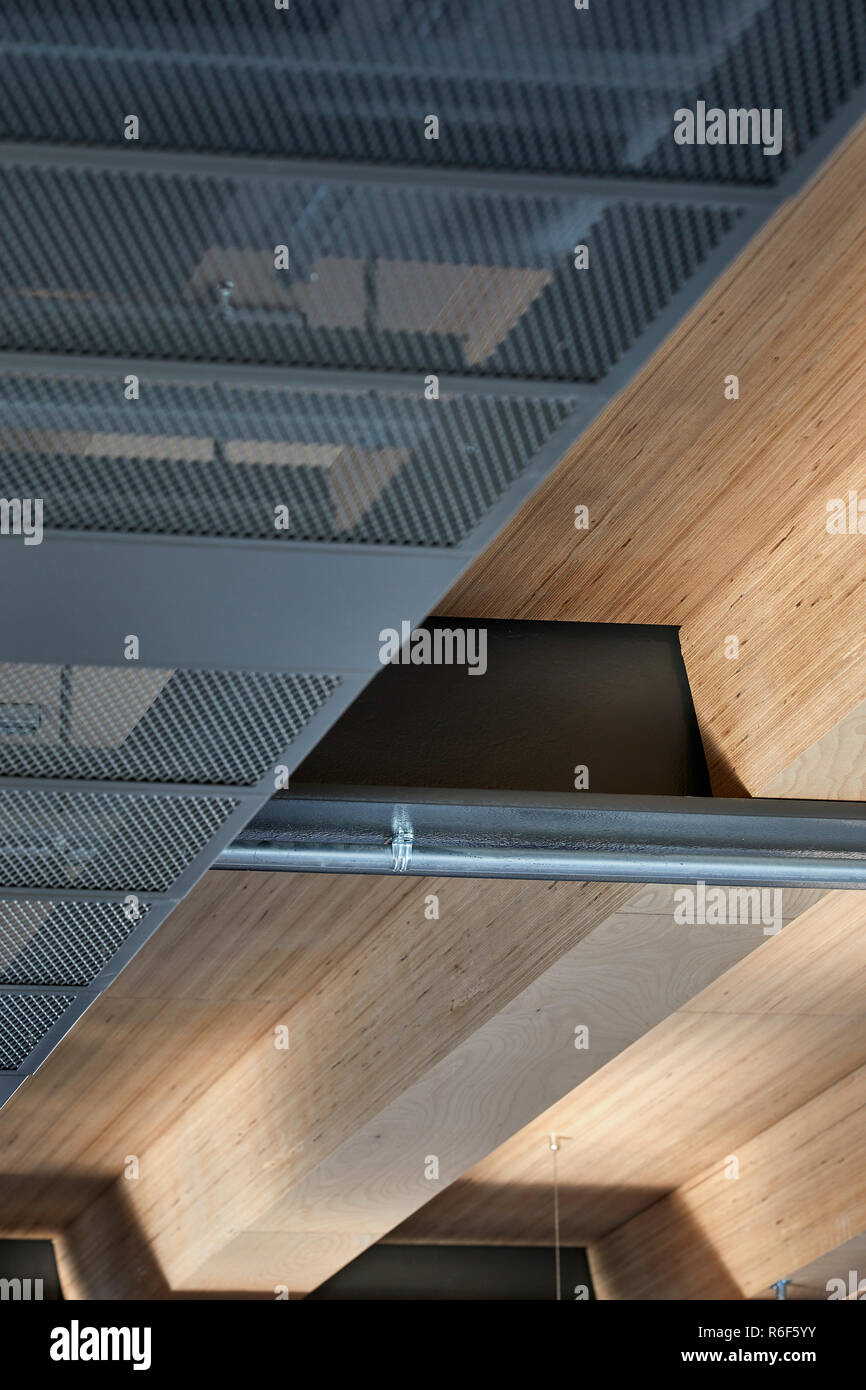 Beautiful view of Exposed Metal Ceiling Design