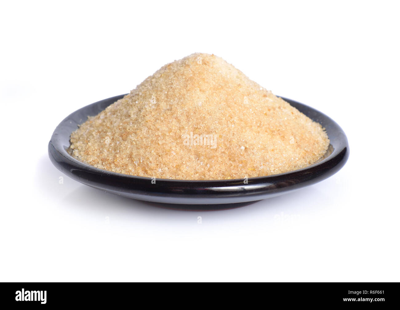 Gelatin on plate.Isolated on white background Stock Photo Alamy
