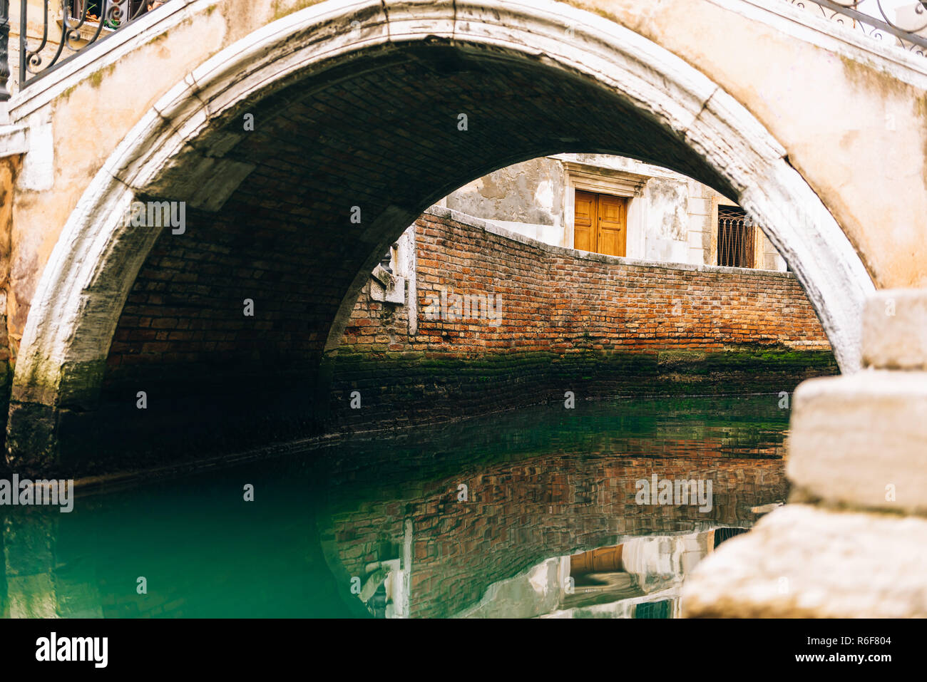 the old Venice streets of Italy Stock Photo - Alamy