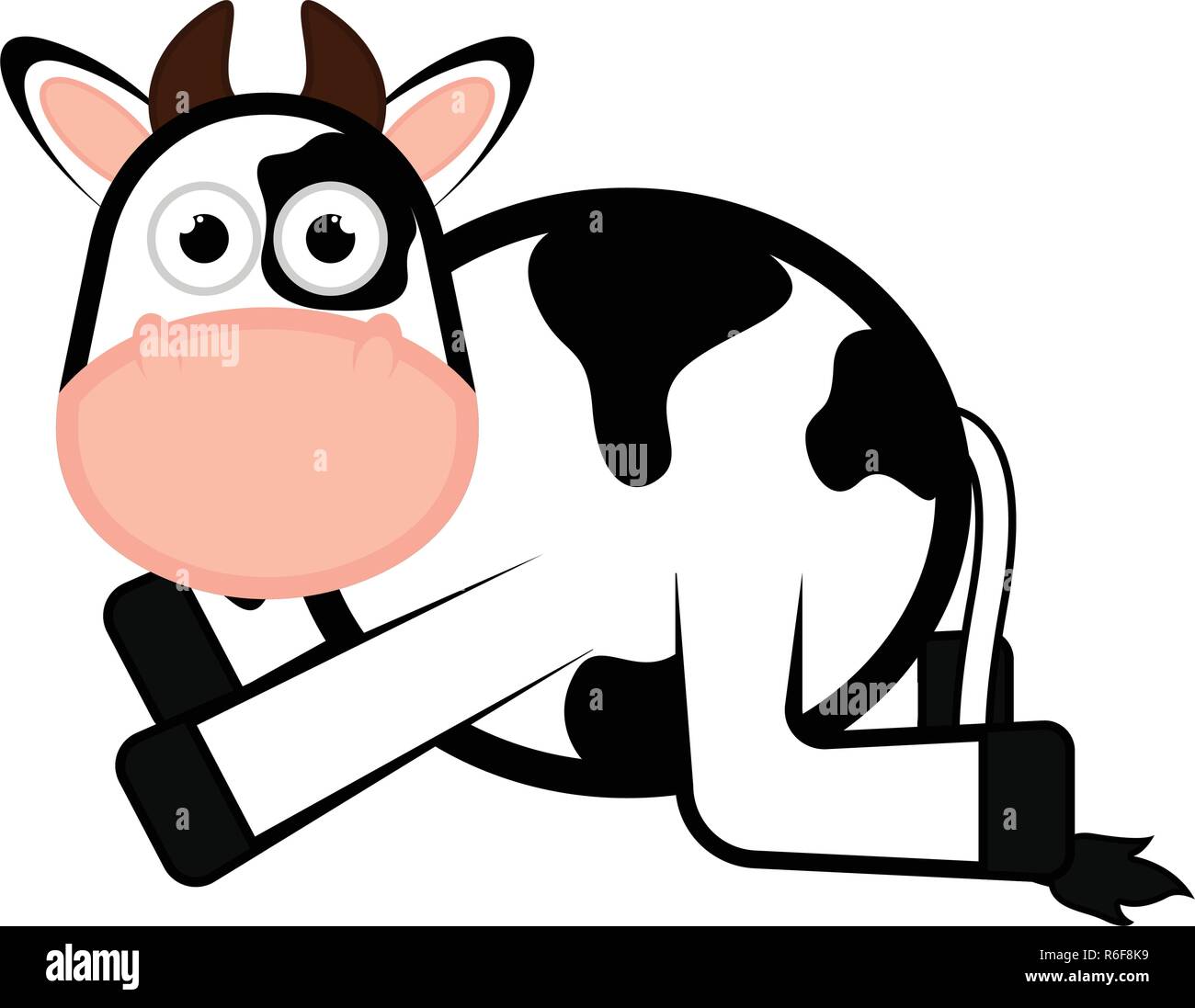 Isolated cow comic cartoon Stock Vector Image & Art - Alamy Isolated cow comic cartoon Stock Vector Image & Art - Alamy