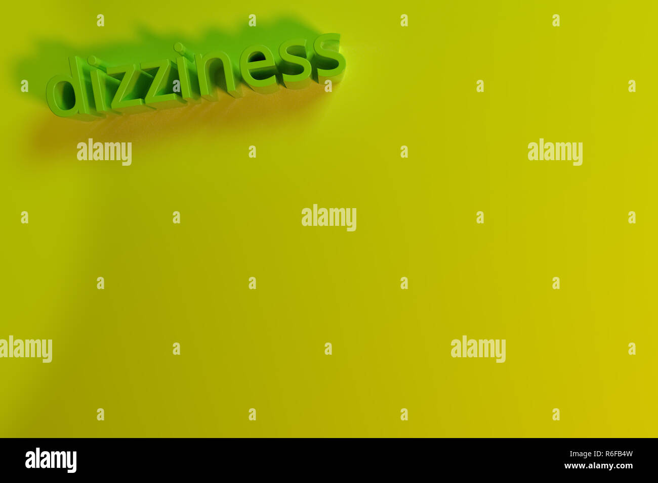 Dizziness, typography, keywords, CGI. Decorative, illustrations. For ...