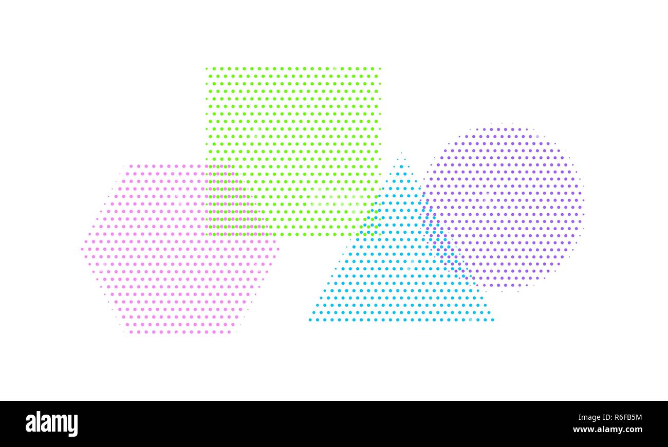 Half hexagon hi-res stock photography and images - Alamy