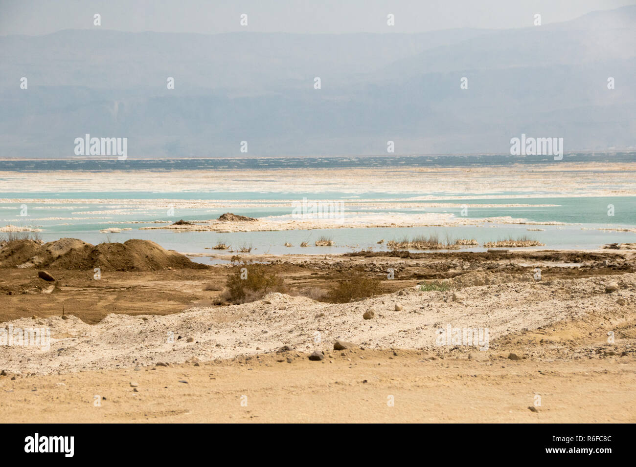 Highway 90 & Dead Sea, Israel Stock Photo Alamy