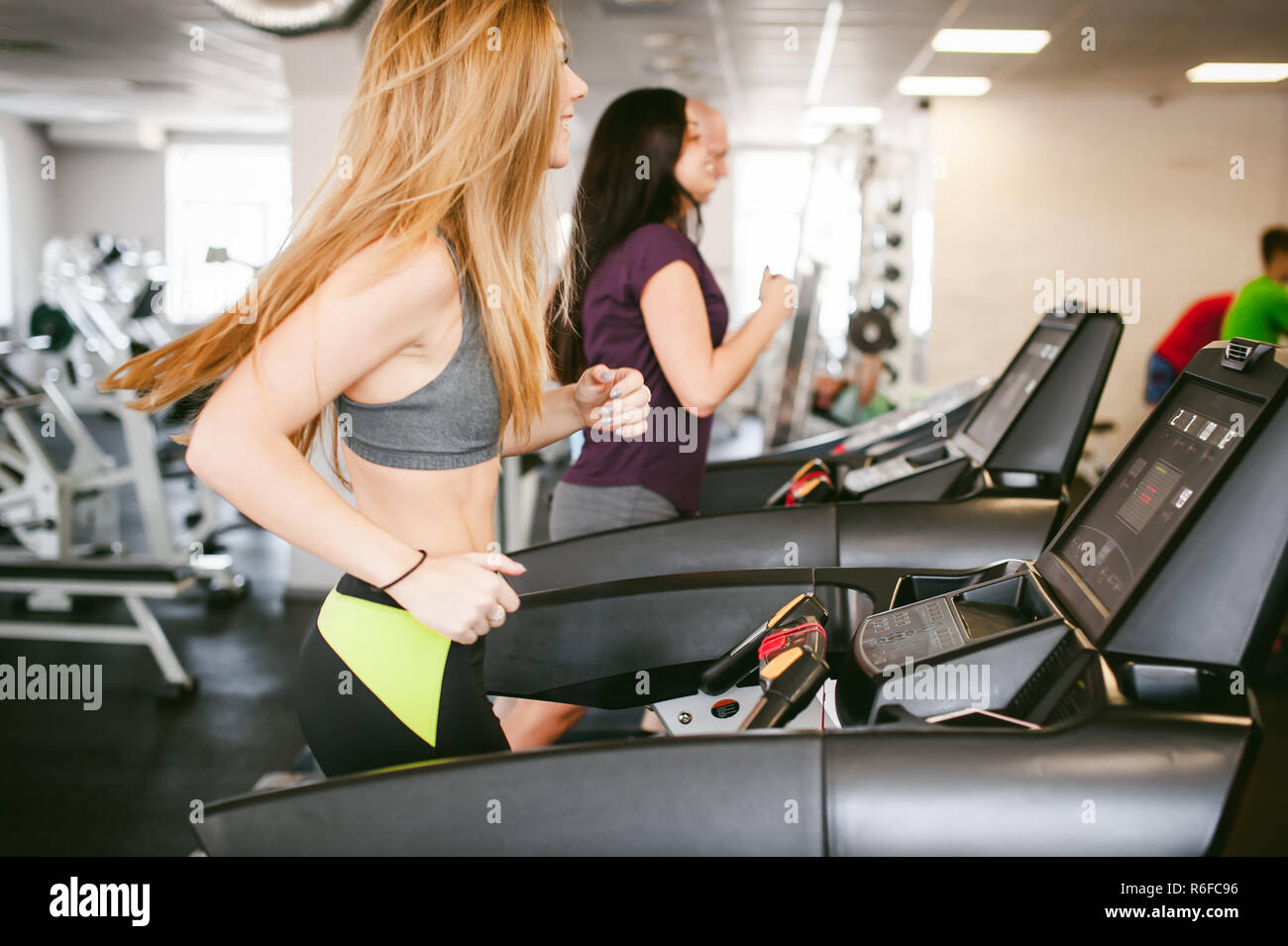 Exercise gym perspiring hi-res stock photography and images - Page 2 - Alamy