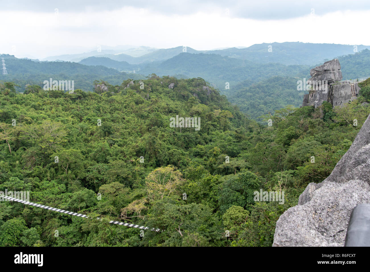 Beautiful landscape at Masungi Georeserve, Rizal, Philippines Stock Photo