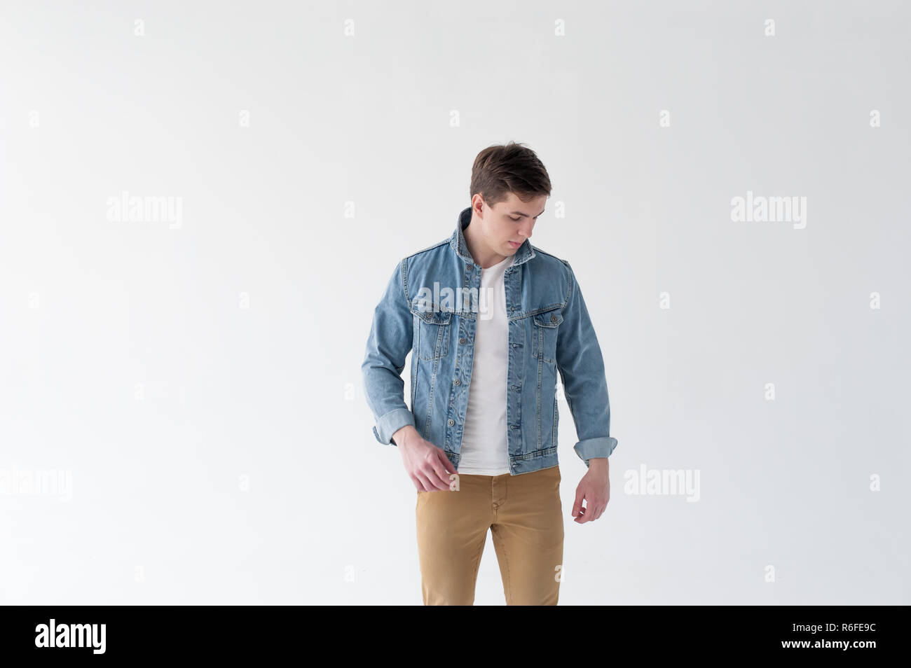 Dressing Black Blazer Blue Shirt Brown Stock Photo 149123747 | Shutterstock