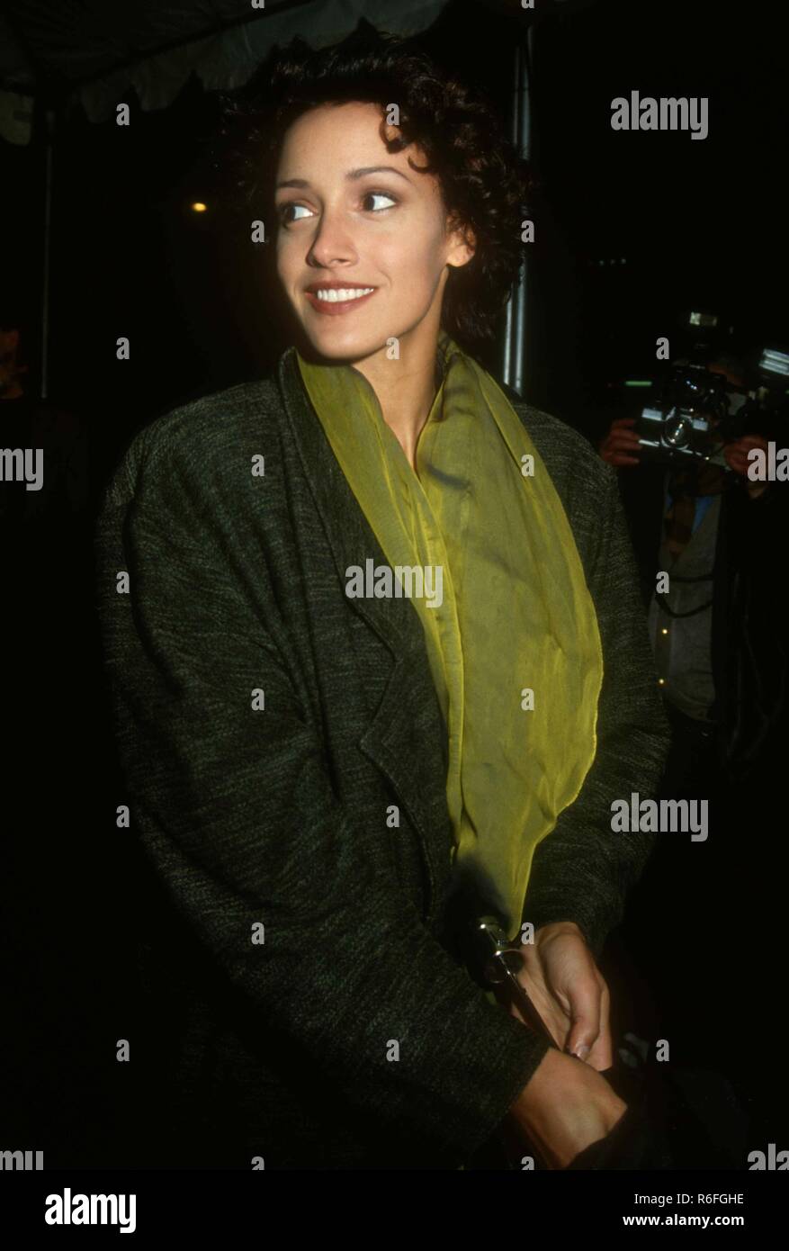BEVERLY HILLS, CA - MARCH 25: Actress Jennifer Beals attends MGM's 'Benny & Joon' Premiere on March 25, 1993 at WGA Theatre in Beverly Hills, California. Photo by Barry King/Alamy Stock Photo Stock Photo