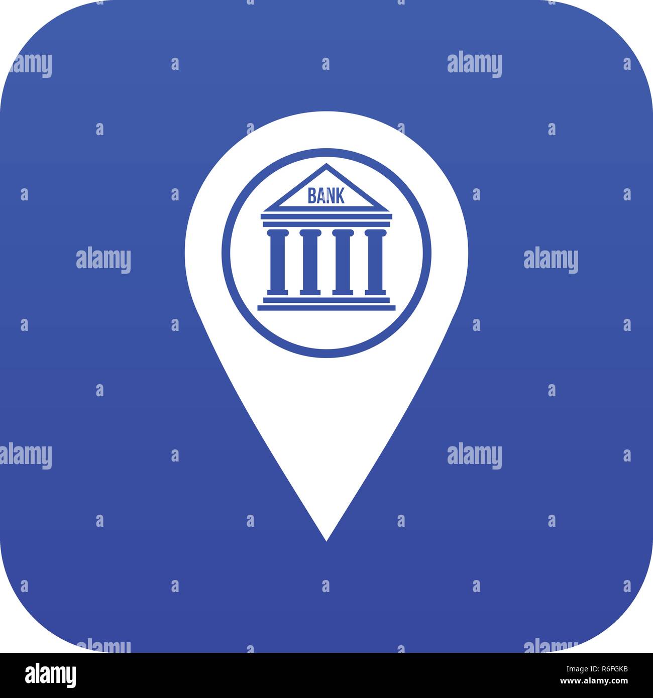 Map pin icon digital blue Stock Vector Image & Art - Alamy