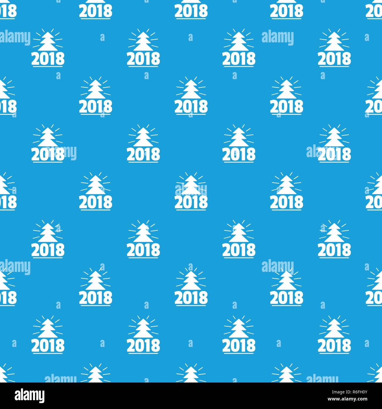 Minimal christmas tree pattern vector seamless blue Stock Vector Image Minimal christmas tree pattern vector seamless blue Stock Vector Image