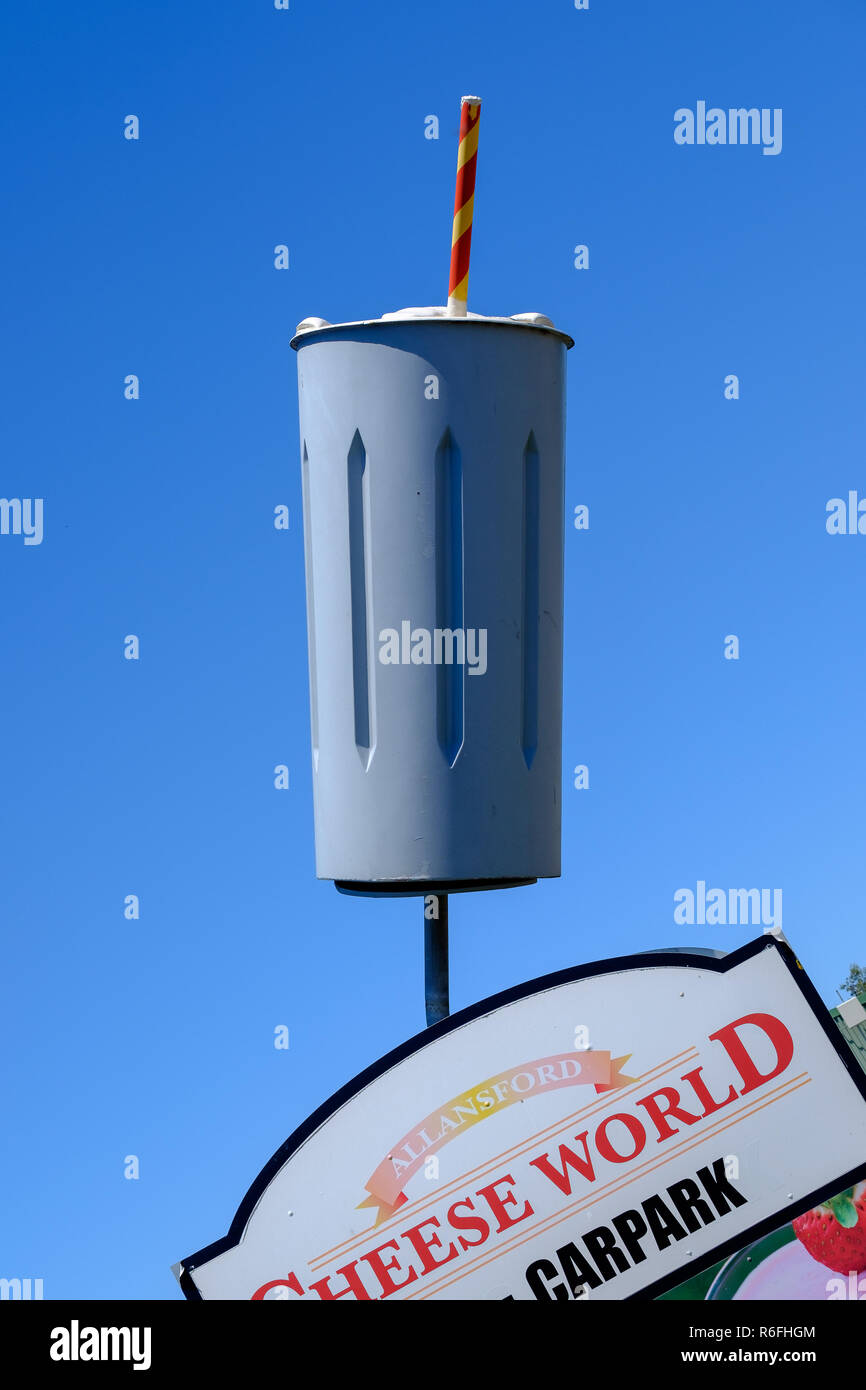 The Big Milkshake at Cheese World, Allansford near Warrnambool