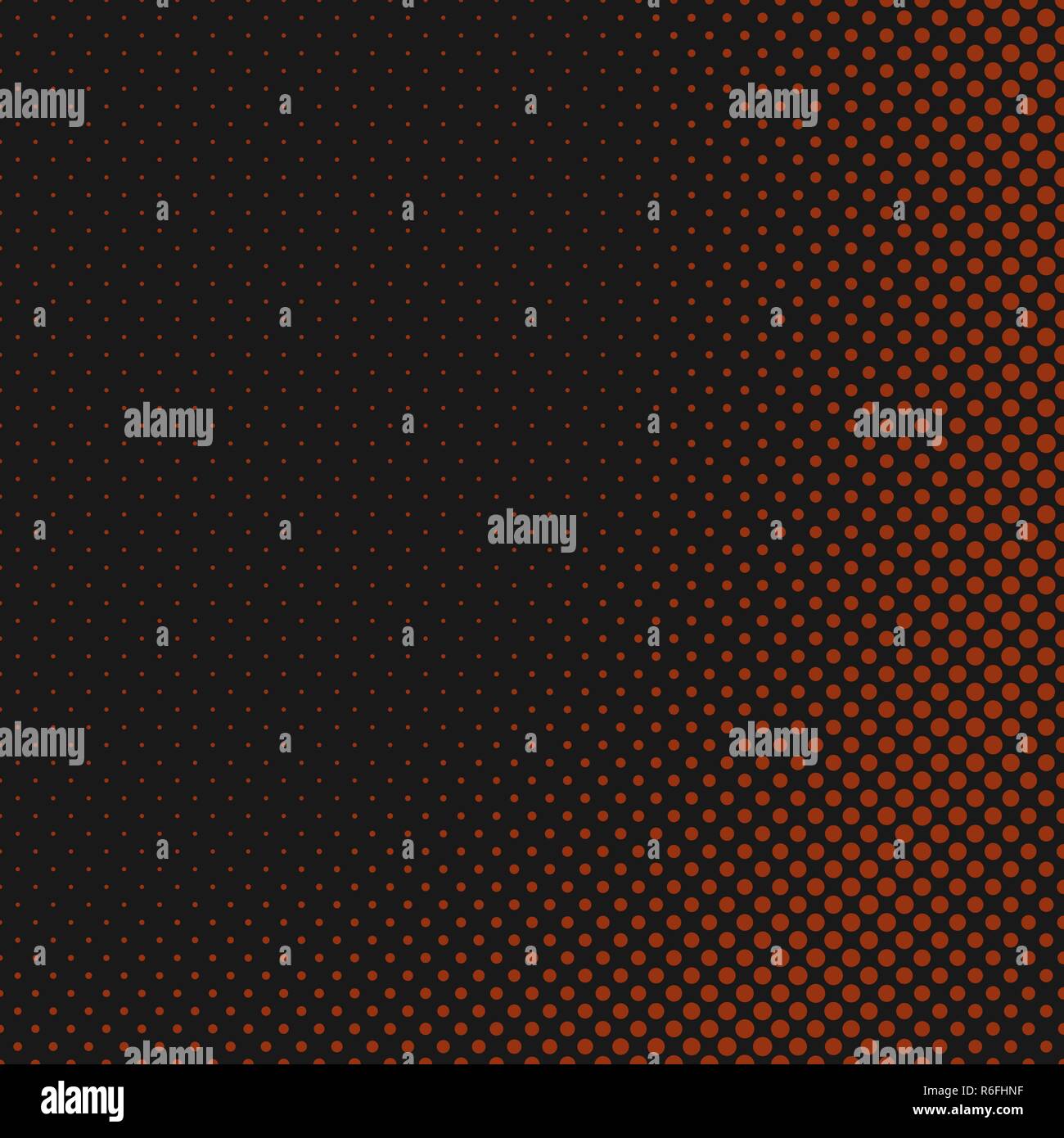 Abstract geometric halftone circle pattern background - vector design ...