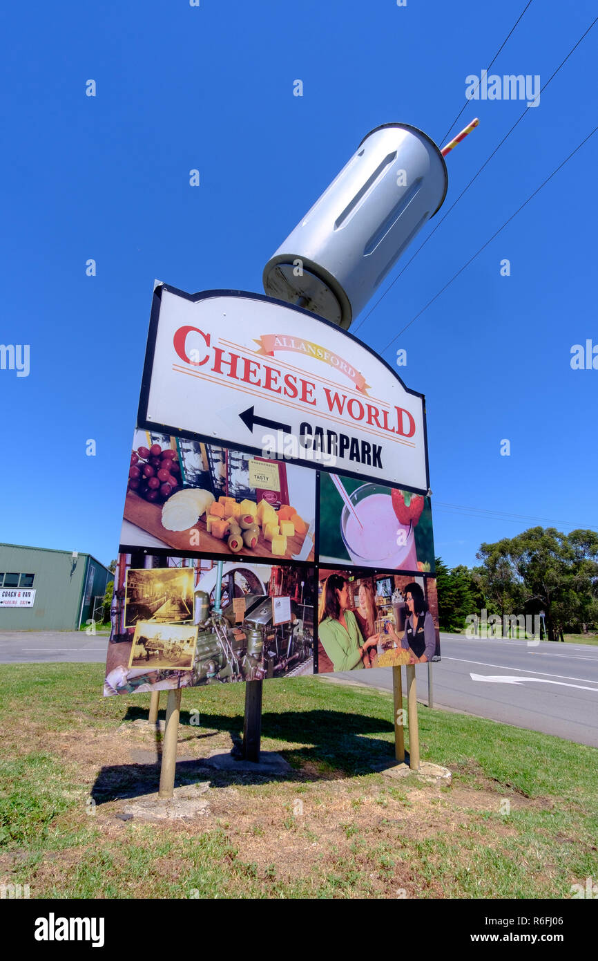 The Big Milkshake at Cheese World, Allansford near Warrnambool