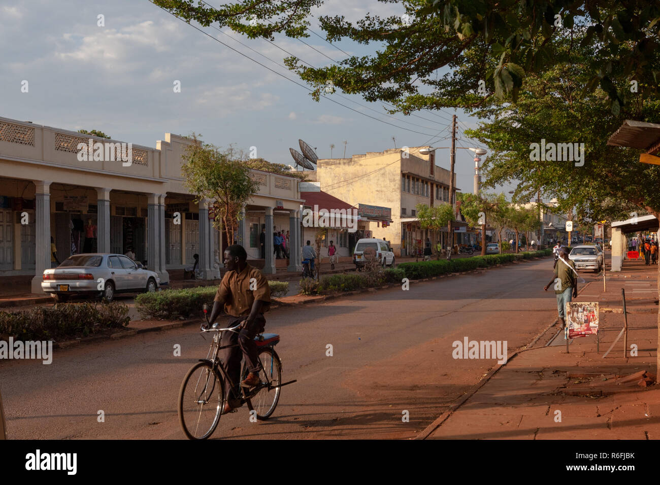 Main Street, Jinja, Uganda Stock Photo Alamy
